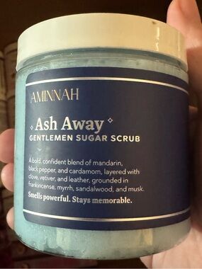 Aminnah Ash Away Gentlemen Sugar Scrub